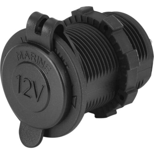 Marine Grade 12v 24v Power Plug Adapter Charger Socket for Car Boat Motorcycle Cigarette Lighter Receptacle