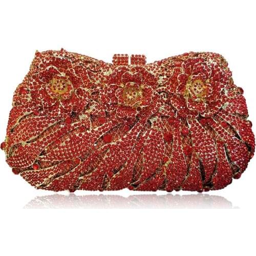 New Designer Evening Bag Crystal diamond Women Clutches Purse Wedding Bride messenger Bag Indian Evening Handbag Party Clutches