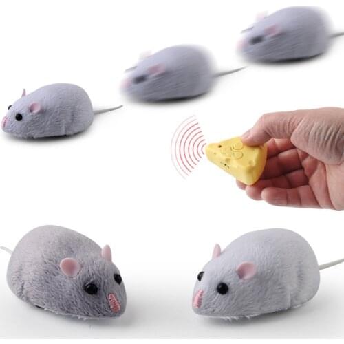 New RC Simulaition Mouse Model Infrared Remote Control Animal Friend Children Girl Boy Party Tricky Toys Fun Kid Creativity Gift