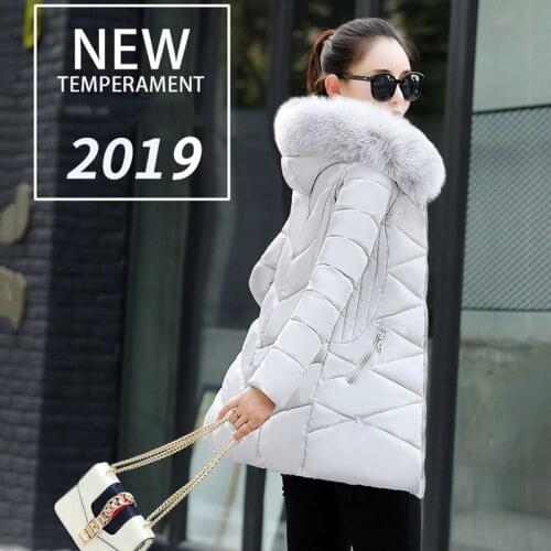2019 New Fur Parkas Women Down Cotton Jacket Winter Jacket Women Thick Snow Wear Winter Coat Lady Clothing Female Jacket Parkas