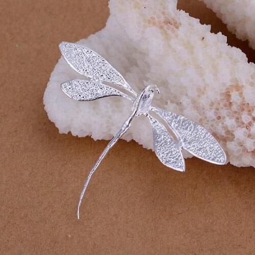 Pandahall Brass Dragonfly pendants for necklace Fashion jewelry DIY making Women jewellery Gifts colgante 37x45mm F80