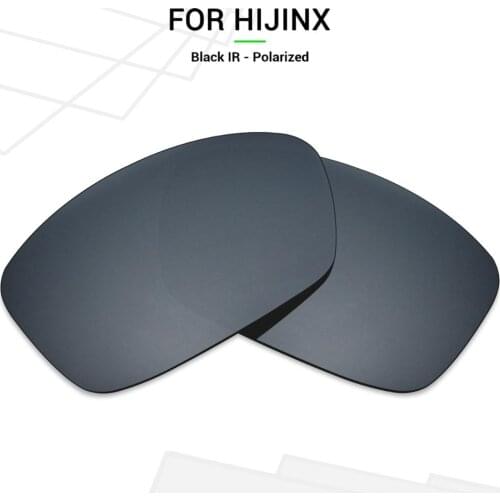 Mryok POLARIZED Replacement Lenses for-Oakley Hijinx Sunglasses Black IR