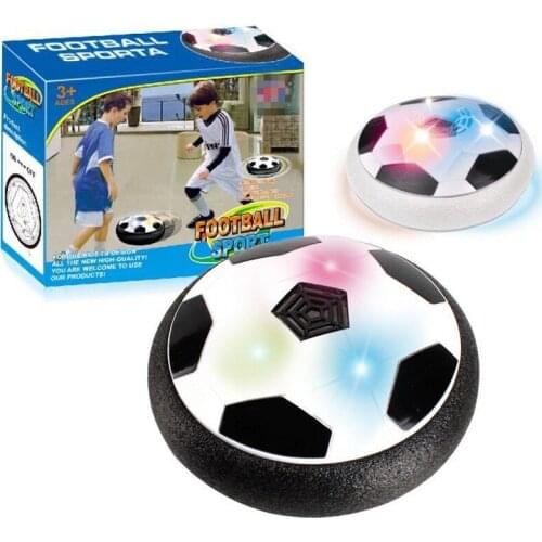 Popular Hover Ball LED Light Flashing Air Power Soccer Ball Disc Indoor Football Toy Multi-surface Hovering And Gliding Toys