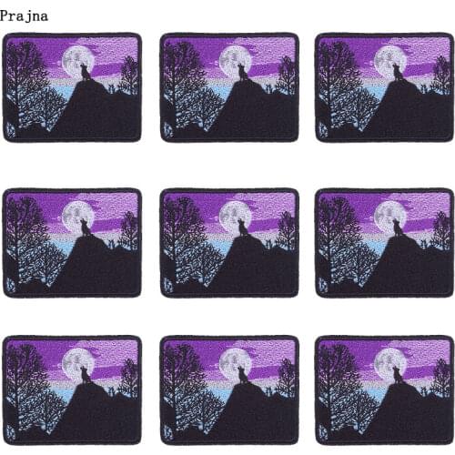 Prajna 10 PCS Wholesale Nature Travel Patches For Clothing Thermoadhesive Patches Outdoor Patch Iron On Patches On Clothes Badge