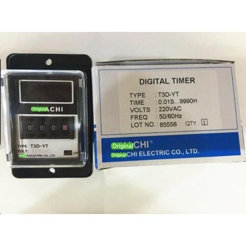 Time Relay T3D-YT Digital Timer Spot Photo, 1-Year Warranty