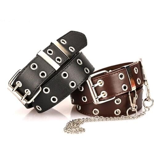 Fashion Women Belts Chain Belt New Style Buckle Jeans Decorative Ladies Retro Decorative Punk Belts for Women