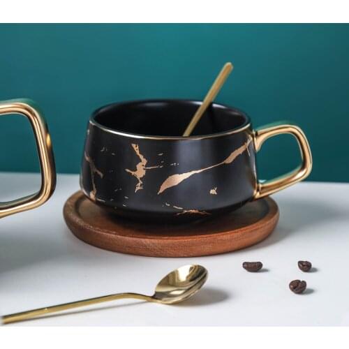 Luxury Small Coffee Cup And Saucer Ceramic Unbreakable Porcelain Japanese Ceramic Cup Chavenas De Cafe Home Drinkware QJJ60BYD