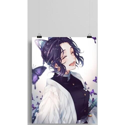 Shinobu Kocho Kimetsu no Yaiba anime Canvas poster Painting wall Art decor Living room Bedroom Study Home Decoration Prints