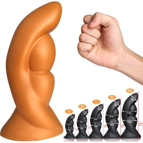 Silicone Large Anal Beads Dilator Sex Toys Huge Butt Plugs Prostate Massage For Men Gay Female Anus Vaginal Expansion Stimulator