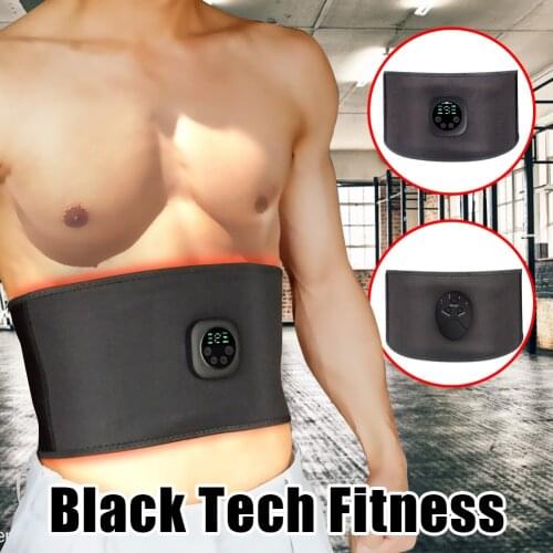 EMS Hip Abdominal Exerciser Muscle Stimulator Trainer Smart Slimming Belt Abdominal Apparatus Weight Loss Instrument Massager