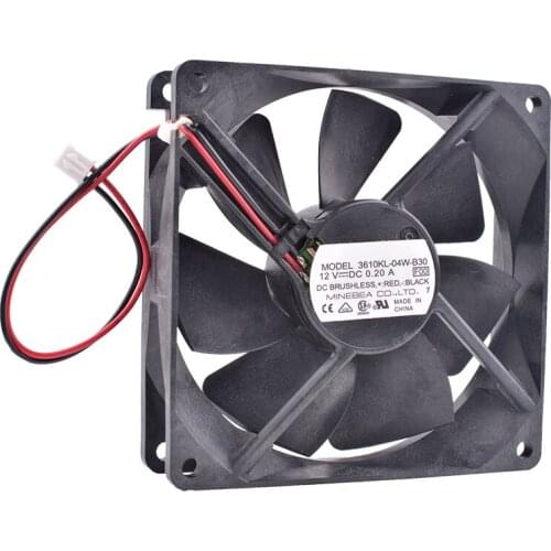 COOLING REVOLUTION 3610KL-04W-B30 9cm 90mm fan 92mm 9025 12V 0.20A Double ball bearing cabinet chassis power cooling fan