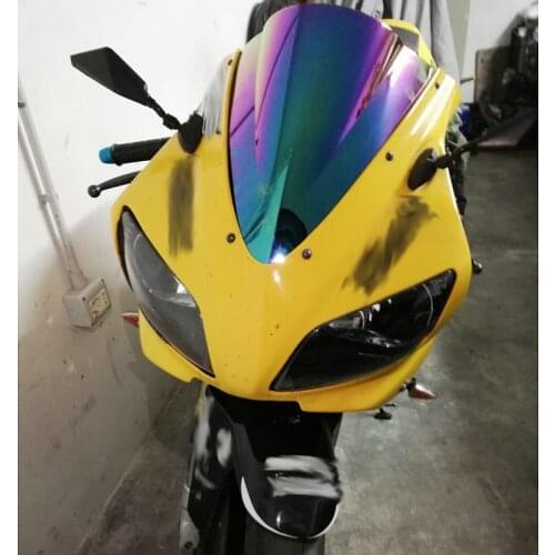 Windscreen For 1998 1999 Yamaha YZF-R1 YZF R1 1000 98 99 Wind Screen Deflectors Windshield Smoke Black Iridium