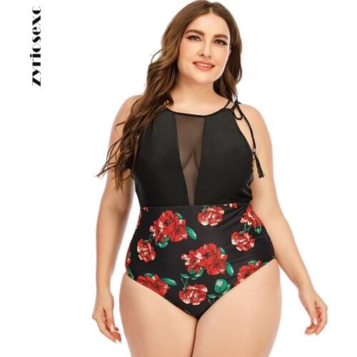 Zyriosexc Red One-piece Swimwear