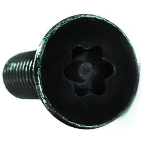 100pcs SECURITY SCREWS M2 M2.5 M3 M4 Flat Head Black Torx Screws with Point Tork Screws