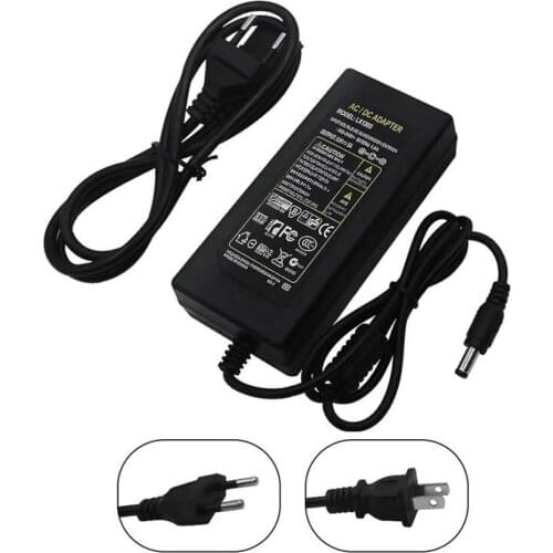 12V 5A 60W Power Supply AC to DC Adapter for 5050 3528 Flexible LED Strip Light 12V Power Adapter Universal 1029