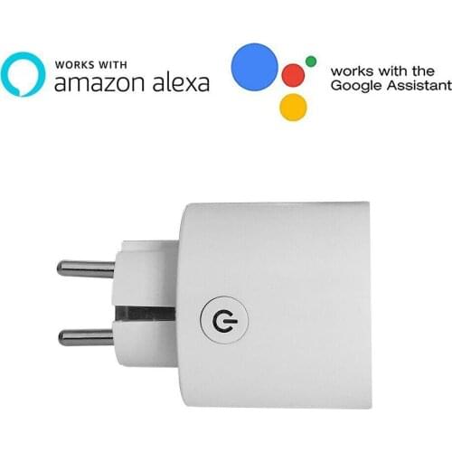 16A Wi-Fi Smart Socket Eu Universal Mobile App Control Voice Control Utiliser avec Alexa Google Assistant