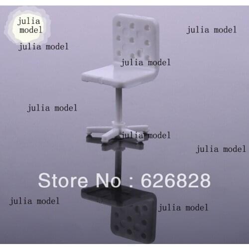 20pcs Inner room Model white chair scale 1:25 PF087