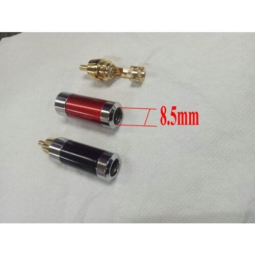 20pcs new brass RCA plug Audio soldering connector New