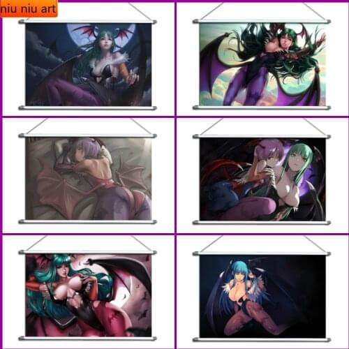 DIY Diamond Painting Darkstalkers Morrigan Aensland Lilith Aensland Diamond Mosaic Cross Stitch Kits Room Decoration