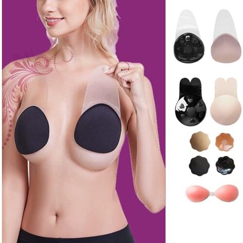 Queenral Dropshipping VIP Sexy Bras for Women Strapless Bra Push Up Bralette Silicone Invisible Bra Underwear Women Bra