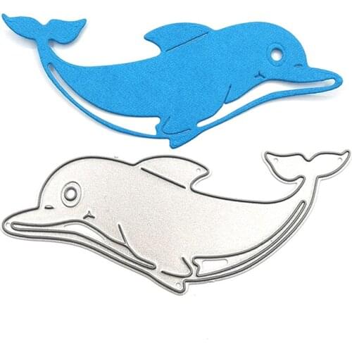Julyarts Dolphin New Dies Mold For DIY Scrapbooking/Card Making/Kids Christmas Fun Decoration Supplies