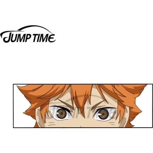 JumpTime 13 x 4.2 cm Haikyu! Hinata Eyes Car Sticker Funny Graphics Windshield Graffiti Stickers RV VAN Decoration Fine Decal