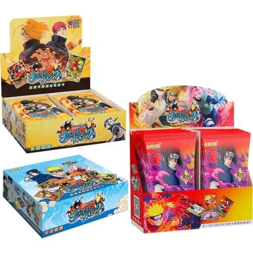 Narutoes Cards Letters Paper Card Letters Games Children Anime Peripheral Character Collection Kids Gift Playing Card Toy