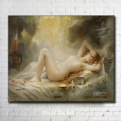 Classical court figures europe girl nude art oil paintings canvas printing printed on canvas wall art decoration picture