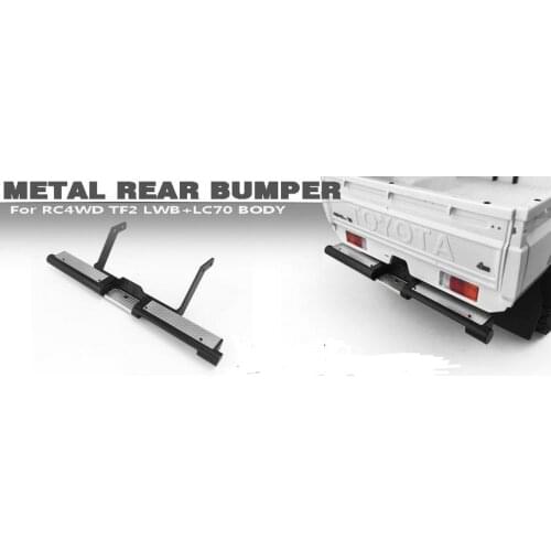 Metal Rear Bumper set For killerbody 1/10 Scale Toyota Land Cruiser LC70 48601 Body RC RC8WD LWB TF2