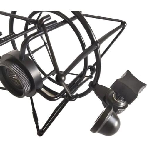 Metal Mount Spider Suspension Shockproof Shock Mount Microphone Spider Suspension Shockproof Mic Holder Clip Bracket