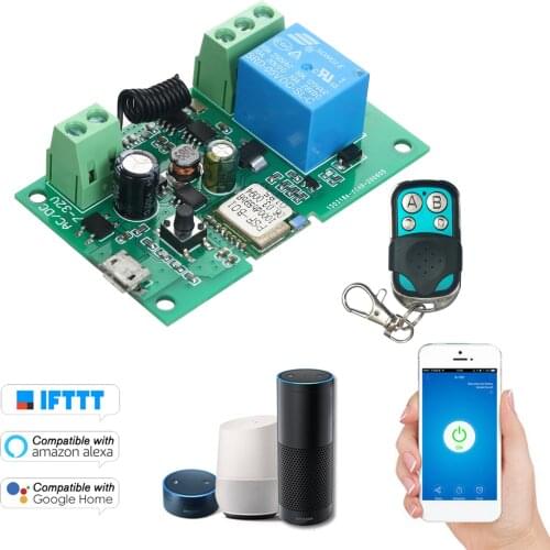 EWeLink DC5V 12V 24V 32V Wifi Switch RF 433MHz Wireless Relay Module Automation Modules Phone APP Remote Control Timer Switch