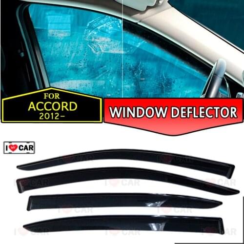 Window deflector for Honda Accord 2012- car window deflector wind guard vent sun rain visor cover car styling decor