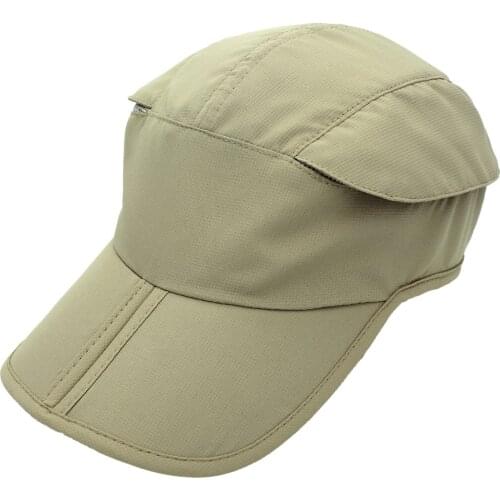 Outfly foldable cap duck tongue cap Summer cycling sports cap for men and women with with mesh ventilation and sunscreen on bot
