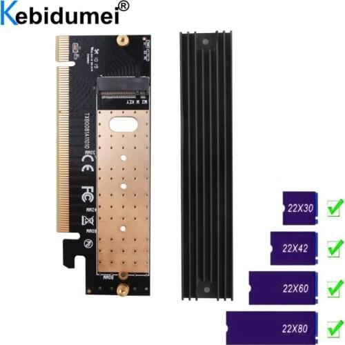 PCIE X16 To M.2 Expansion Card M Key NVMe SSD NGFF Ethernet Adapter Riser Card Hot Sale