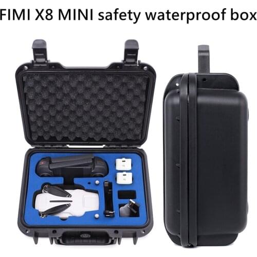 Suitable for FIMI X8 MINI Storage Bag Remote Control Body Suitcase Black Explosion-proof Waterproof Box