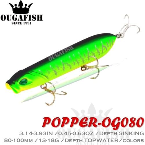 Fishing Lure Popper Pencil Whopper Weights 12.5-18G 8-10CM Topwater Lure Trout Trolling Lure Articulos De Pesca Isca Artificial