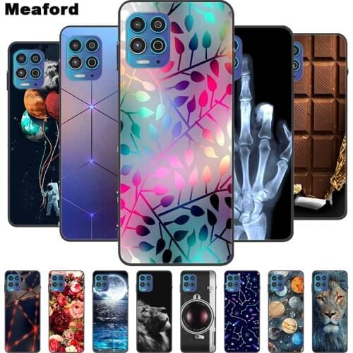 For Moto G100 Case Shockproof Soft silicone TPU Back Cover For Motorola Moto Edge S Phone Cases G 100 G100 / Edge S Cute Cartoon