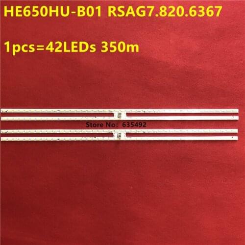 350mm LED Backlight strip 42LEDs For Hisense LED65EC660US GT-1146680-A HE650HU-B01 RSAG7.820.6367