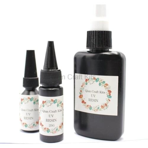 UV Resin Hard Type Ultraviolet Curing Solar Cure Resin Sunlight Activated Kawaii Crafts Transparent clear
