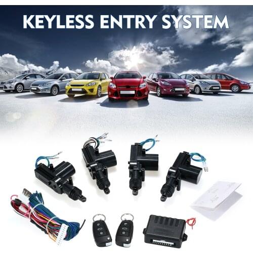 High Quality 12V Universal Car Remote Central Kit Locking Keyless Entry System with 2 Remote Control Trunk Pop