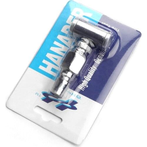 Air Inflator Tire Dual Head Adapter Double-head Inflatable Tyre Pump Tube for Car and