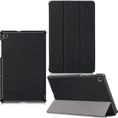 100PCS/Lot Luxury Folio Stand PU Leather Case For Lenovo Tab M10 HD (2nd Gen) TB-X306X Slim Flip Cover