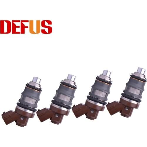 4x Fuel Injector 1300cc 1001-87092 For Toyota MR2 Celica Supra Turbo 1JZ-GTE 2JZ-GTE F809W Car Engine Nozzle Injection Valve Kit