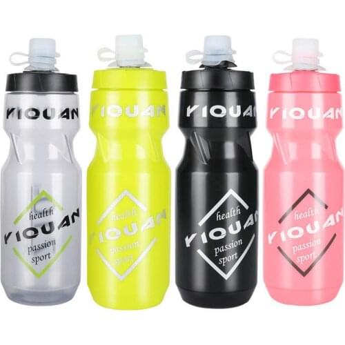 710ML Mountain Bike Cycling Squeeze Water Bottle BPA Free Leak-proof Outdoor Sport Portable Bicycle Kettle Drinkware