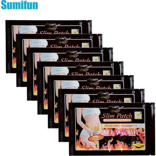 80Pcs/Lot Slimming Navel Stick Weight Loss Slim Patch Keep Fit Fat Burning Chinese Herbal Medical Plaster Health Care