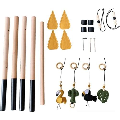 Baby Fitness Rack Nursery Sensory Ring-pull Toy Infant Toddler Room Decoration