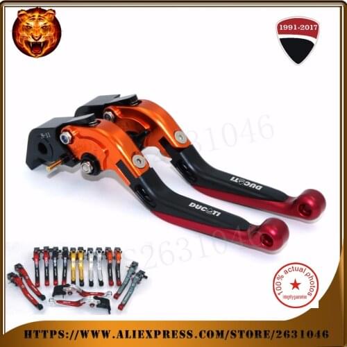 For DUCATI 999/S/R 749/S/R S4RS MONSTER M1100/S/EVO high quality Motorcycle Adjustable Folding Extendable Brake Clutch Leve