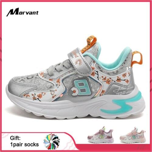 Boys Sneakers High quality shiny PU leather Childrens Shoes Lightweight Boys Girls Casual Fashion Printing Kids Footwear