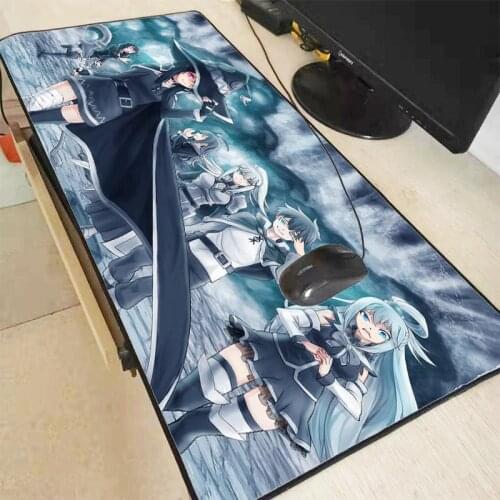 Mairuige Megumin Anime Office Mice Gamer Soft Large Lock Edge Mouse Pad Anti-Slip Laptop PC Mice Pad Mat Gaming Mouse Pad