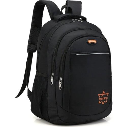 The New Simple Reflective Strip Business Backpack Leisure Travel Laptop Bag Fashion Large Capacity Student School Bag For Men an